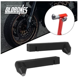 Oldbones 1Pair Motorcycles Bike Stands Front Wheel Support Frame Stand Swing Arm Lift Hooks Hook Fork Adapter