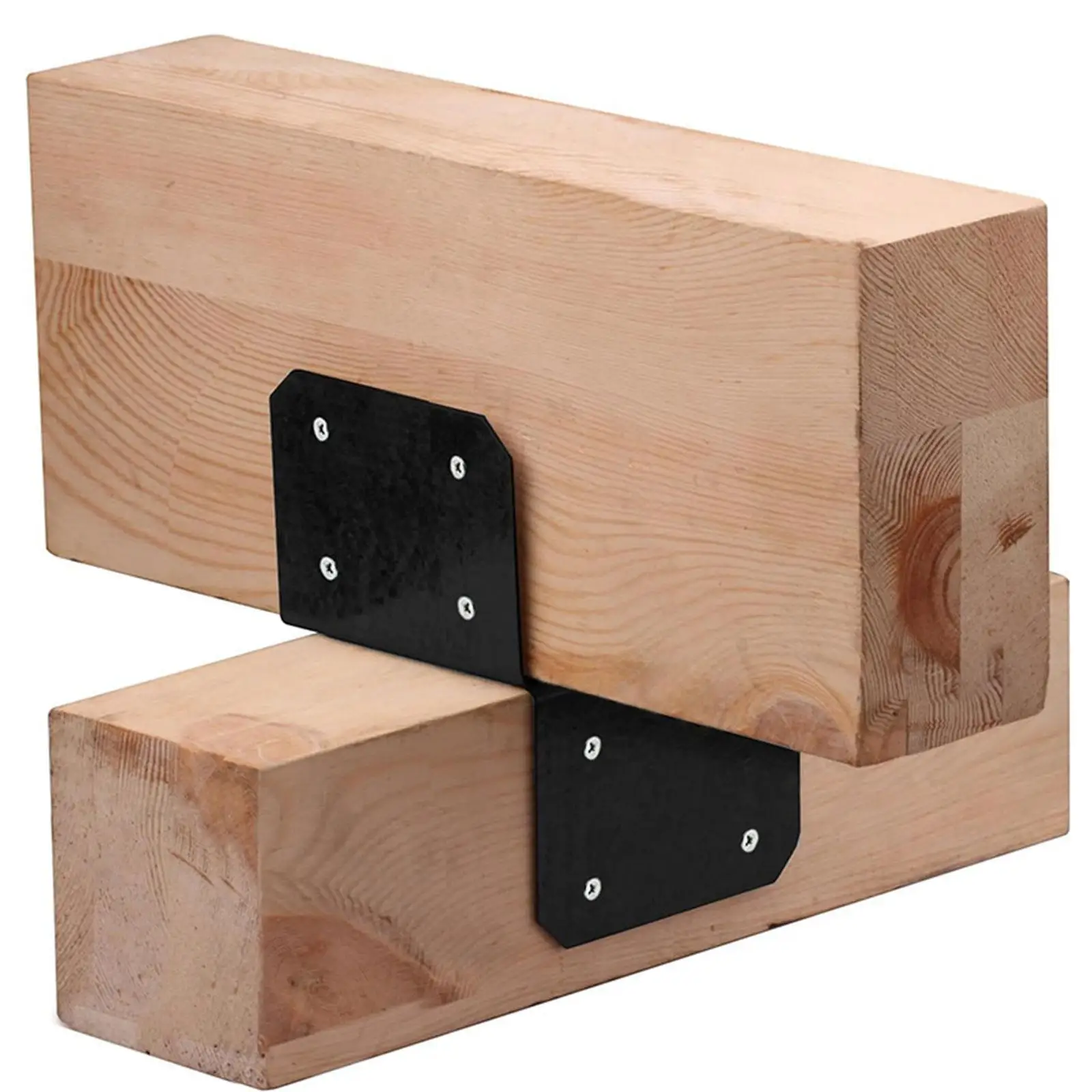 Heavy Duty Post to Beam Connector Tie Plate for Wooden House Furniture Pergola Framing Indoor Outdoor