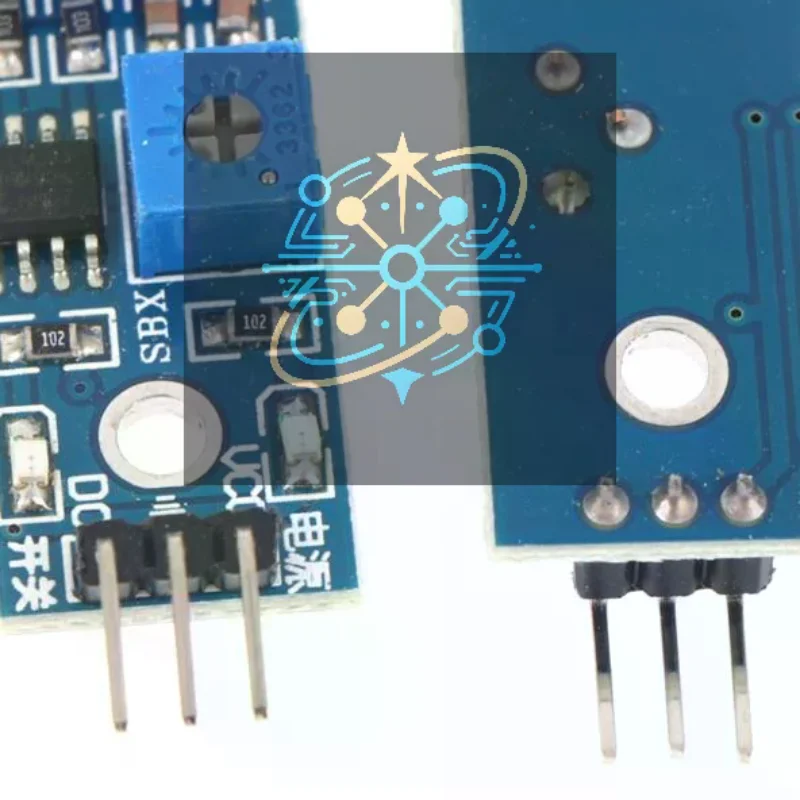 Normally Closed Vibration Sensor Module 2/4/6Pcs Adjustable Sensitivity for Smart Home Security Alarm Systems