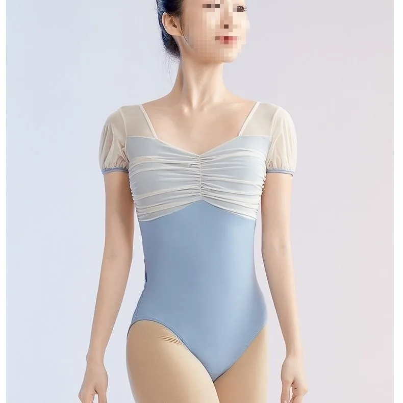 ダンス衣装女性大人レオタードベリーダンスダンス衣装芸術体操メッシュガールダンス服バレエメッシュガール