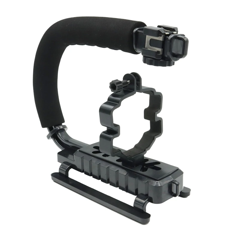 Handheld Stabilizer Bracket Video Action Stabilizing Handle Grip with Hot-Shoe Mount for dji Mavic 3, 2, Pro, Air 2/2S X3UF