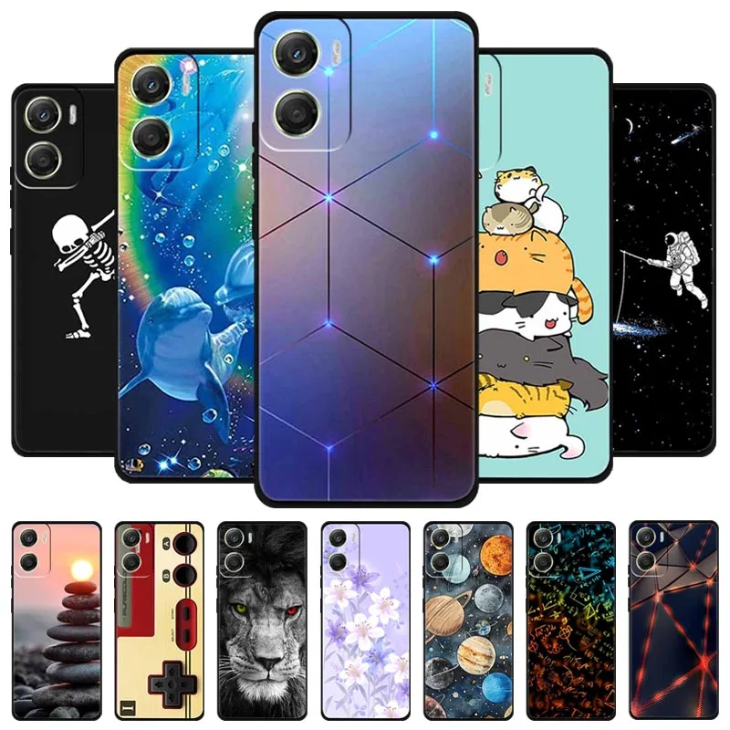 Funda para Motorola Moto G06, Nueva Funda Trasera de TPU de Silicona Suave de Lujo, Fundas para Teléfono MotoG06 4G, Carcasa Protectora para Motorola G 06