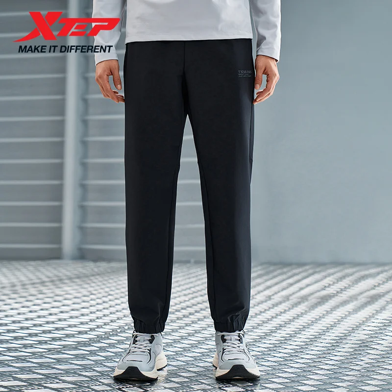 بنطلون Xtep للرجال للركض والماء ونعل مرن مريح رياضي كلاسيكي كل يوم أنيق 976429980547 #5