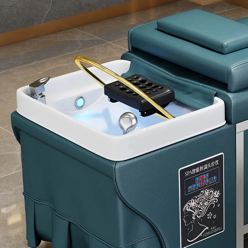 Shampoo bed manufacturer stainless steel hair washing bed, specially designed for hair salons
