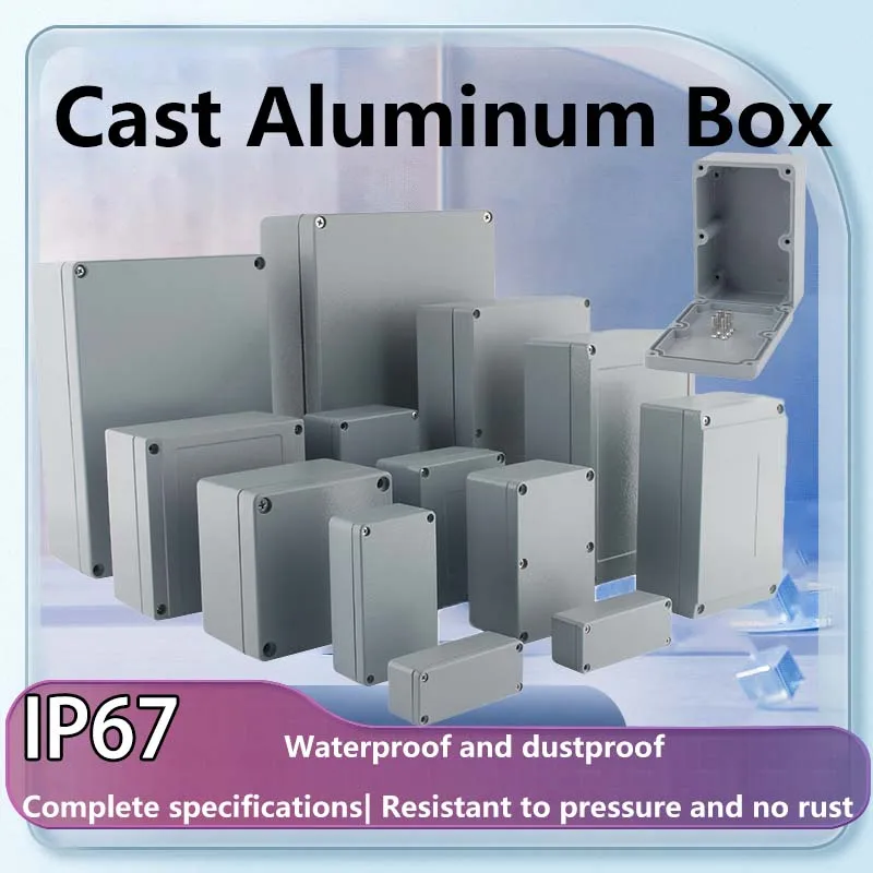 

Industry IP67 Waterproof Cast Aluminum Junction Box for electronic project Outdoor Explosion-proof Electrical Enclosure Case