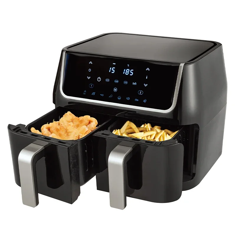 15L 10L 9L Dual Basket Air Fryer with 10 One-Touch Presets Two Zone Technology Double air fryer accessories