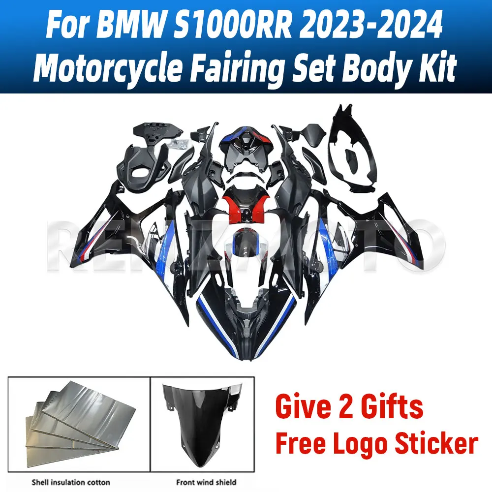 

For BMW S1000RR 2023-2024 New ABS Motorcycle Bike Fairings Set Body Kit Bodywork Set Shell Injection B1023-101a
