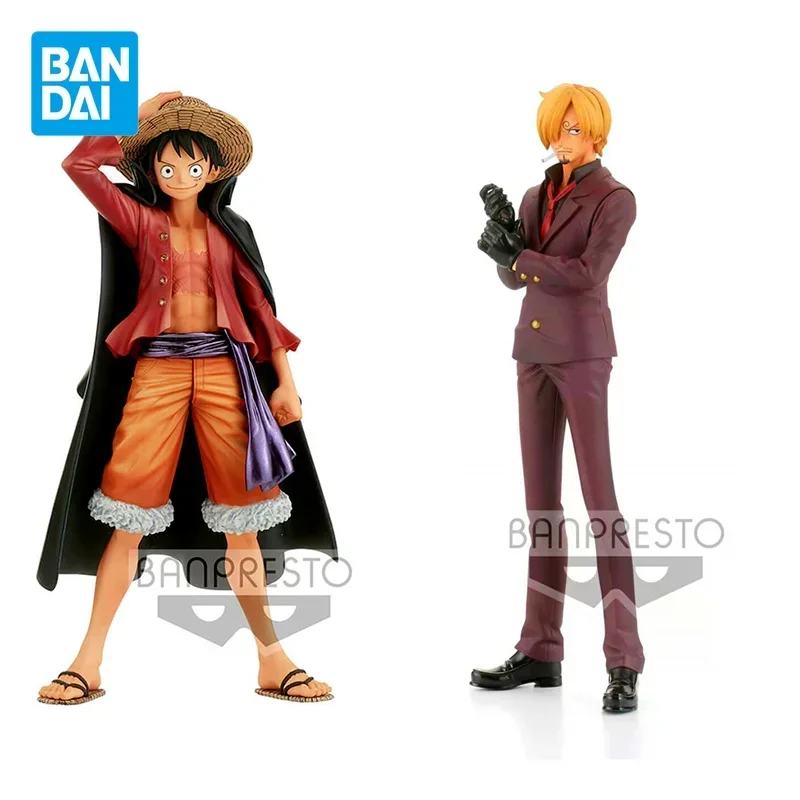 

Bandai Original One Piece Anime Figure DXF Luffy Sanji Land of Wano Grand Line Action Figure Toys for Kids Gift Model