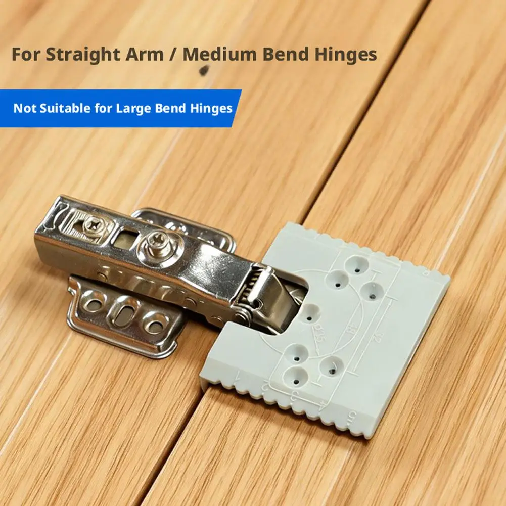 Magnetic Hinge Installation Aids 2mm Limiters Cabinet Door Hinge Mounting Clips Precision Woodworking Positioning Tool