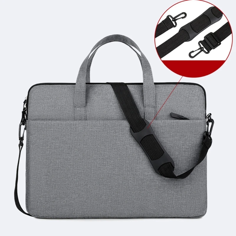 Laptop Case 13/14/15 Inch Shockproof Sleeve with Soft Lining and Shoulder Strap