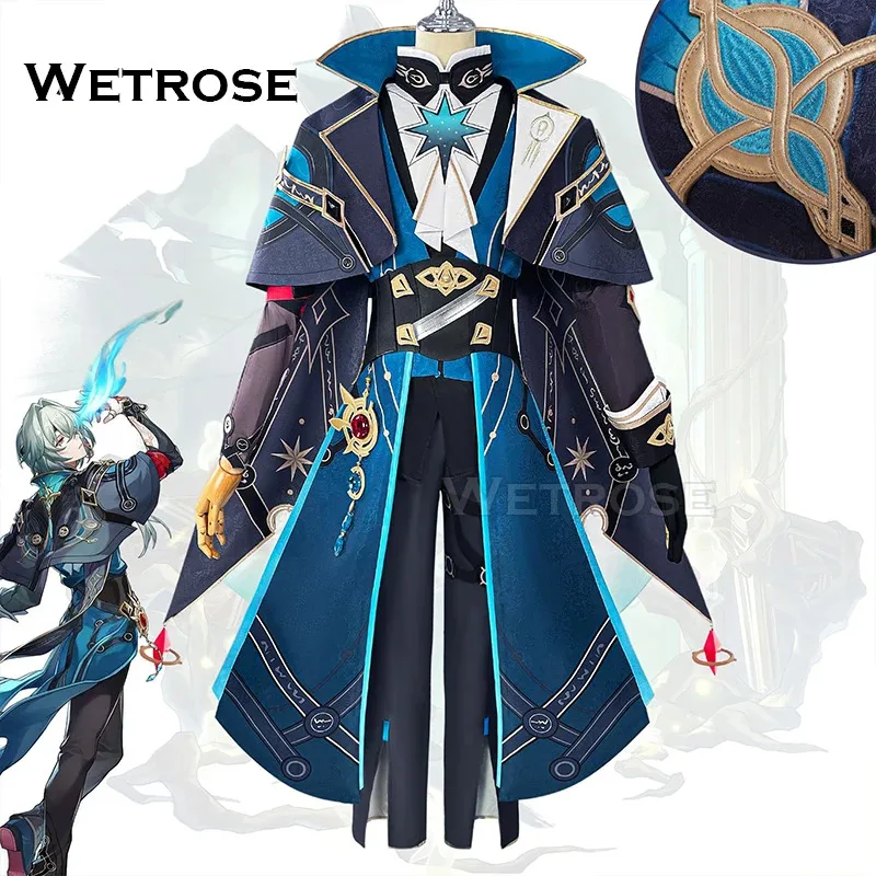 COSda@【Wetrose】In Stock Anaxa Cosplay Costume Honkai Star Rail Full Set Wig Halloween XmasCOSda@