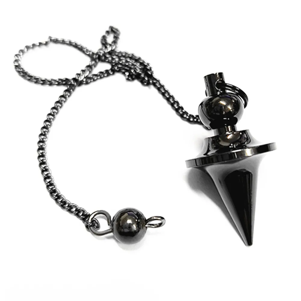 سونغلونغ البندول شفاء الهرم الروحي الريكي البندول ل إسقاط النحاس Meatl دلايات قلادة شقرا تميمة