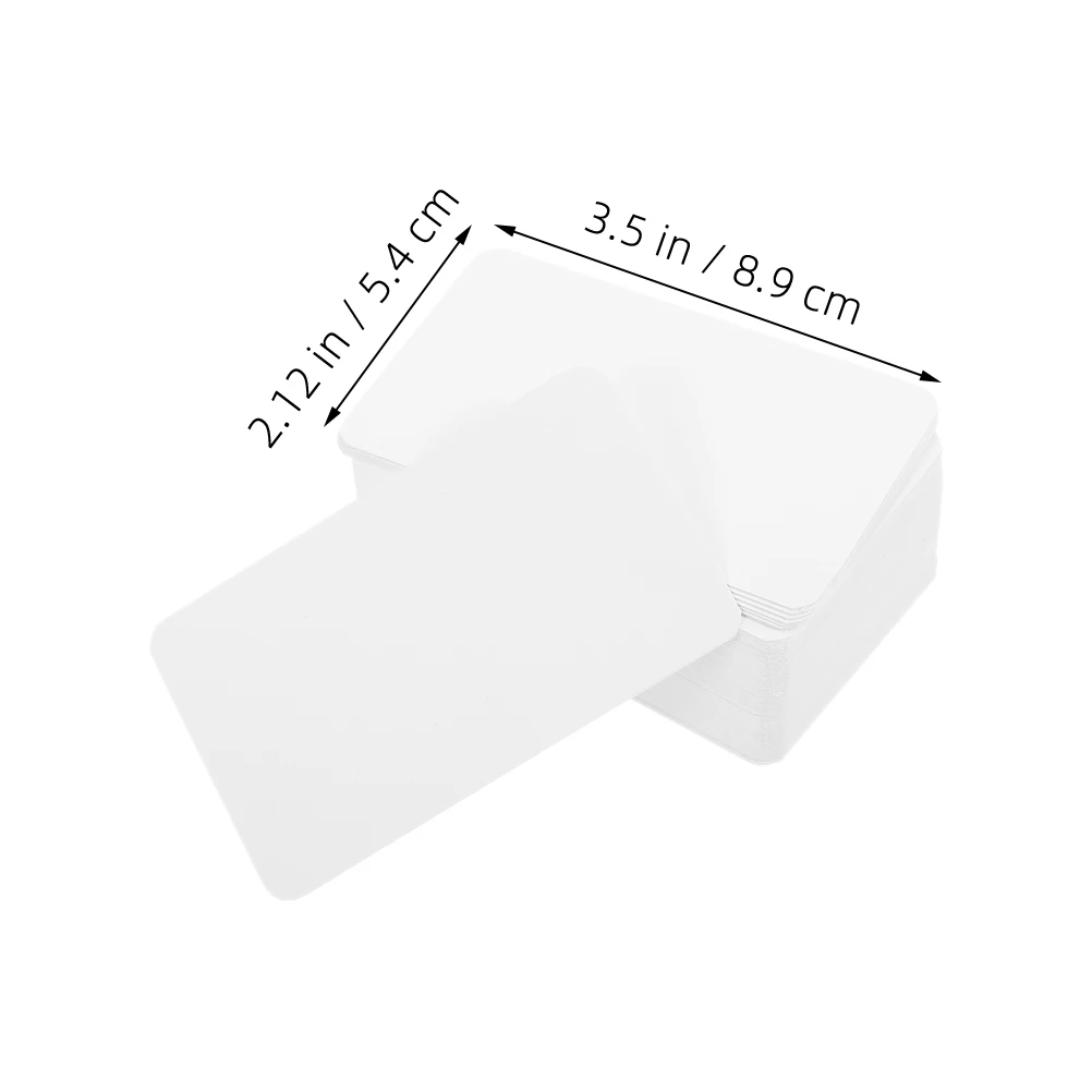 500 قطعة كرافت فارغة سميكة بيضاء ملاحظة لكتابة البطاقات التعليمية بطاقات مذكرة لتقوم بها بنفسك دراسة التعلم مؤشر مجموعة من البطاقات ورقة السائبة #5