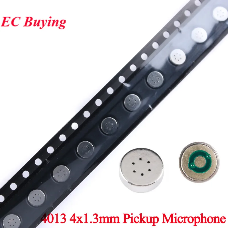 100Pcs/5pcs 4013 Microphone MIC Condenser Electret 4*1.3mm Microphone Pickup 4x1.3mm MP3 Accessories