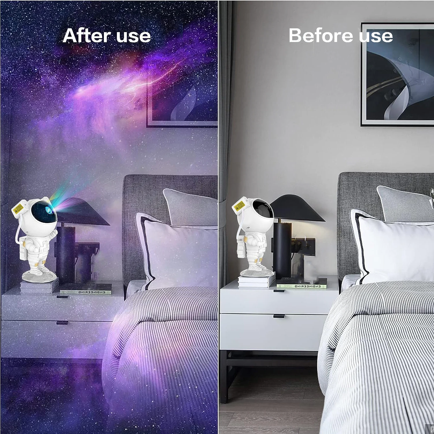 Astronaut Creative Projector Galaxy USB nightlight, LED Nebula ceiling, children adult bedroom decoration birthday holiday gifts