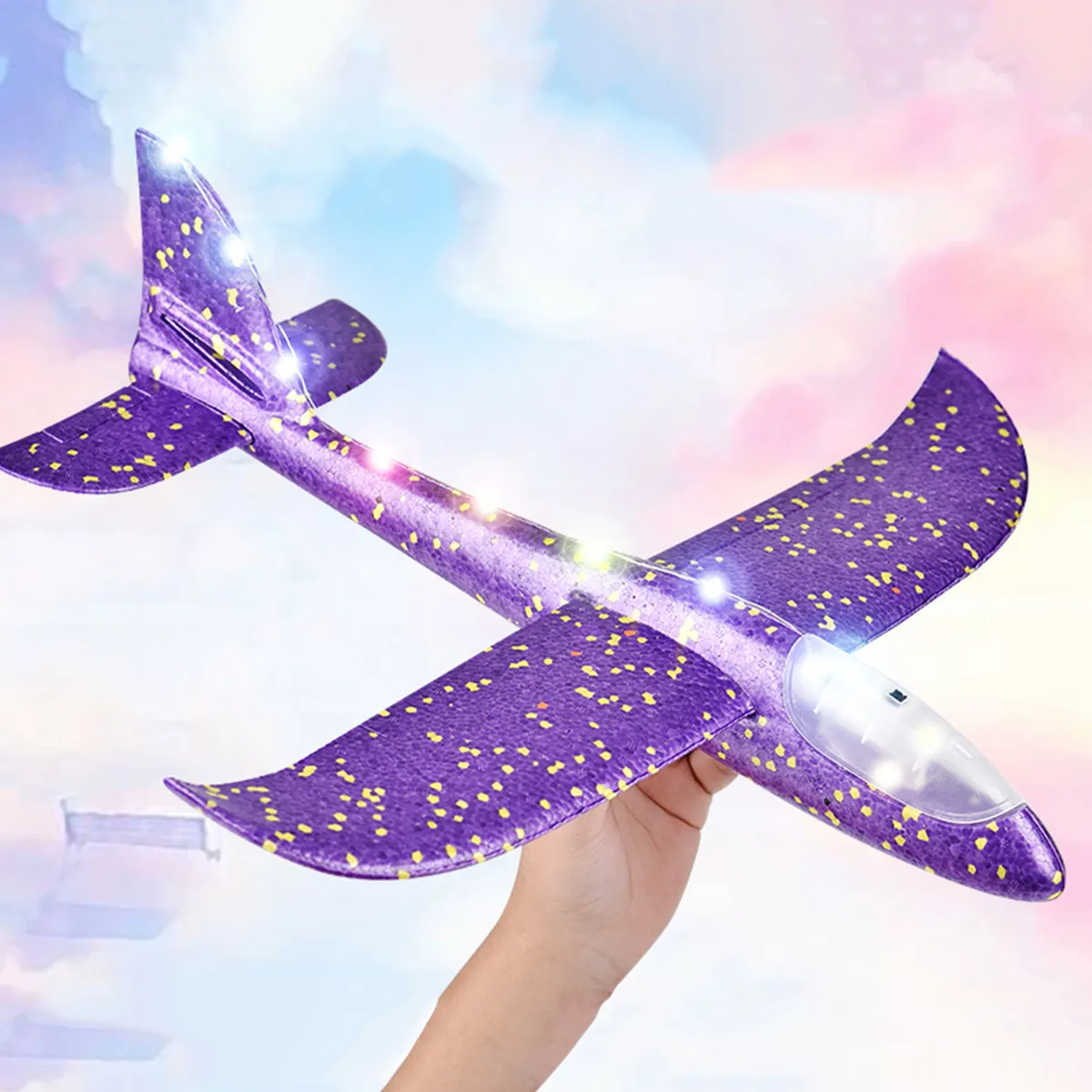 

6Pcs Hand Throw Airplane Models Durable Epp Material Crash Resistant Kids Outdoor Flying Glider Planes Airplane