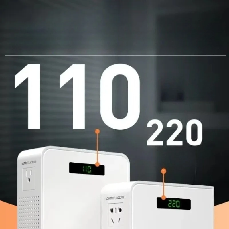 1000W Pure Copper Voltage Converter 220V to 110V Step Up Down Transformer Bidirectional Power Adapter for Home Travel Use
