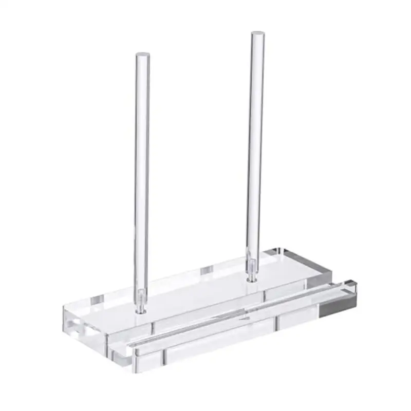 Modern Simple Styles Acrylic Display Stand Modern Clear Display Rack Upgrades for Showcasing Samples Flyers & Artwork D2RD