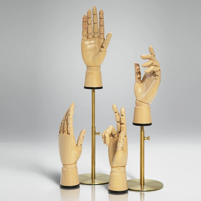Articulated Mechanical Finger Hand Model – Realistic Jewelry Window Display Stand & Ornament