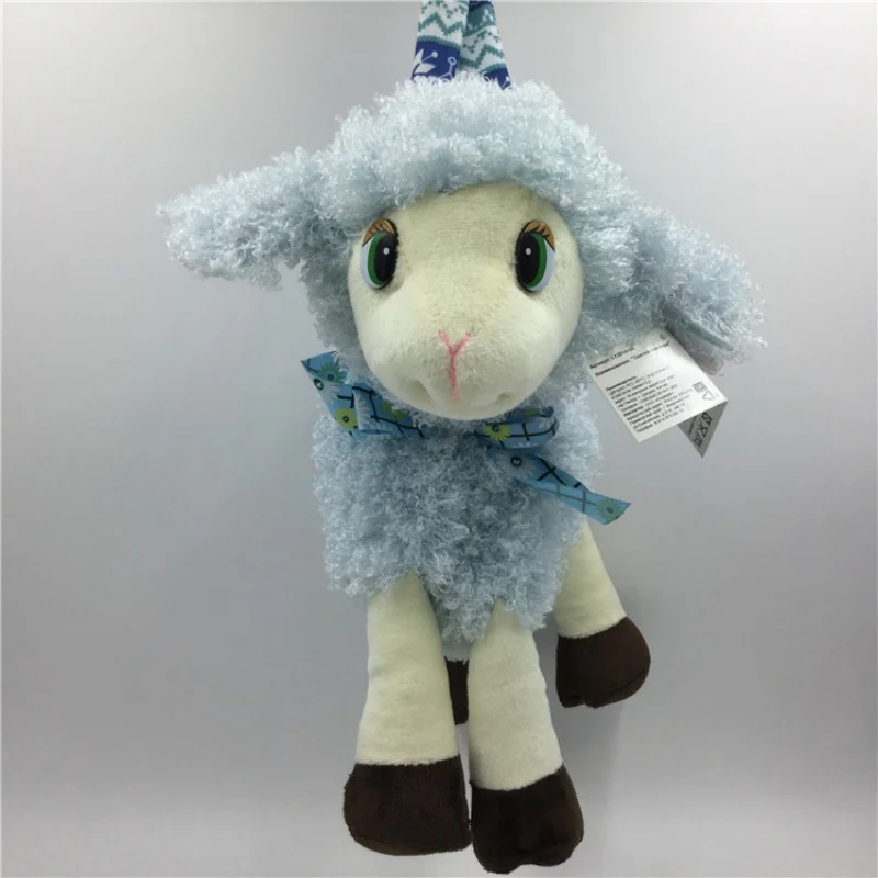 Cute and Cute Lamb Plush Bag Sheep Double Bag Storage Zipper Plush Small Bag Doll Souvenir Gift