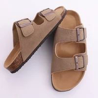 Bebealy Summer Women's Clogs Women's Cork Slippers Soft Beach Sandals Retro Mules With Adjustable Buckles Unisex Home Sandals - Image 5