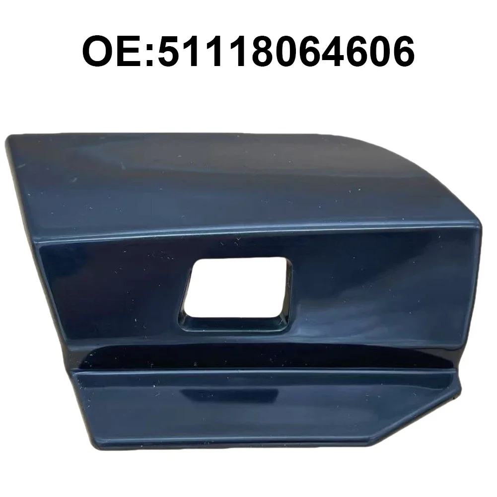 Front Bumper Tow Hook Eye Cover For For BMW G01 X3 M40i M Sport 2018-2021 Unpainted Plastic Replacement Part 51118064606