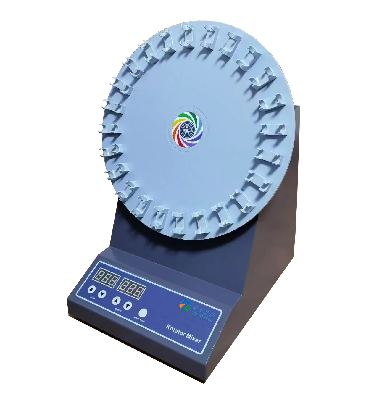 

The 360° Continuous Rotating Mixer Has a Digital Display