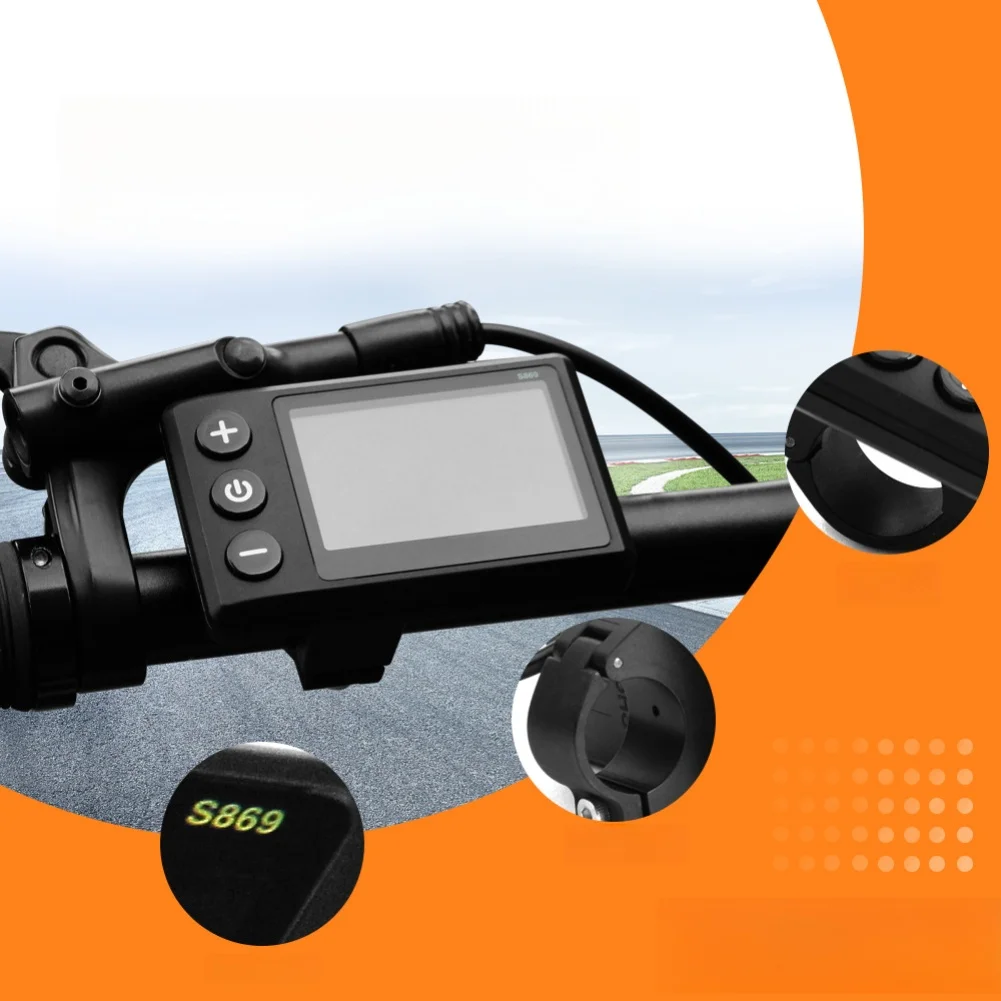 

36V 48V 52V Ebike Sine Wave 35A Brushless Motor Controller With LCD S869 Display Kit For Electric Bike Controller Kit Accessory