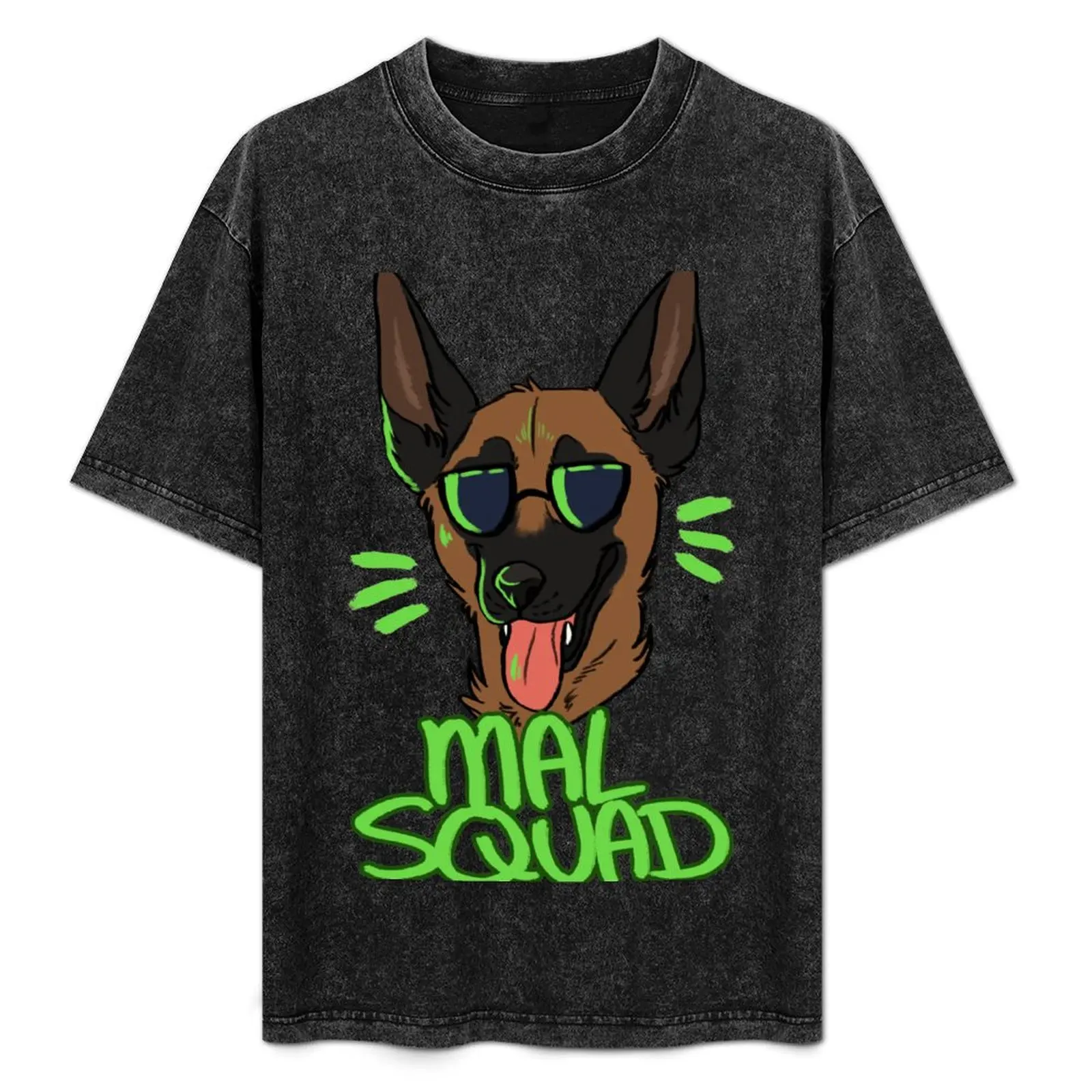 

MAL SQUAD (dark red) T-Shirt Big and Tall Basic Tee Shirt