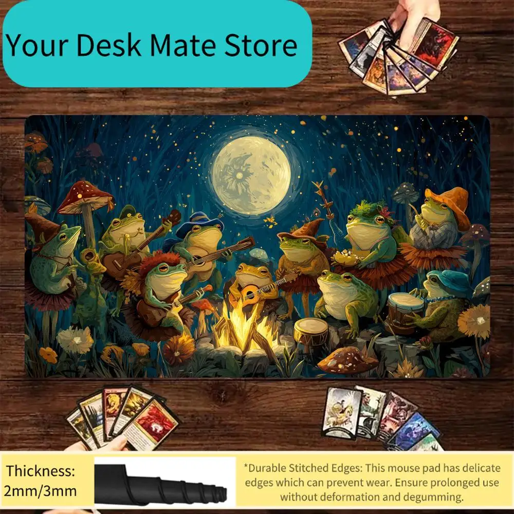 

Игровой коврик для MTG TCG в китайском стиле с элементами в виде буквы V и цифры 1, противоскользящий и прочный гладкий коврик для стола для Magic TCG