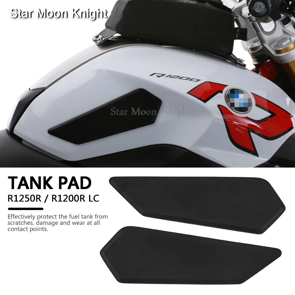 Motorcycle Tankpad anti-slip tank Pad protection stickers SIDE TANK PADS Traction Pad For BMW R 1250 R R1250R R 1200 R LC R1200R