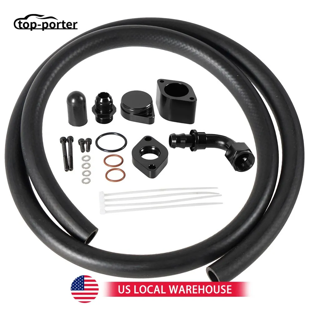 

Hot Sale Turbo Piping Kit Crankcase Ventilation CCV Diversion Kit For 11-19 Ford 6.7L Powerstroke Diesel TF-1067-BK