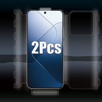 2pcs 360° Full Body Cover Screen Protector For Xiaomi Mi 15 14 13 12 Pro 14pro 13pro 12X Soft Matte Hydrogel Gel Protective Film