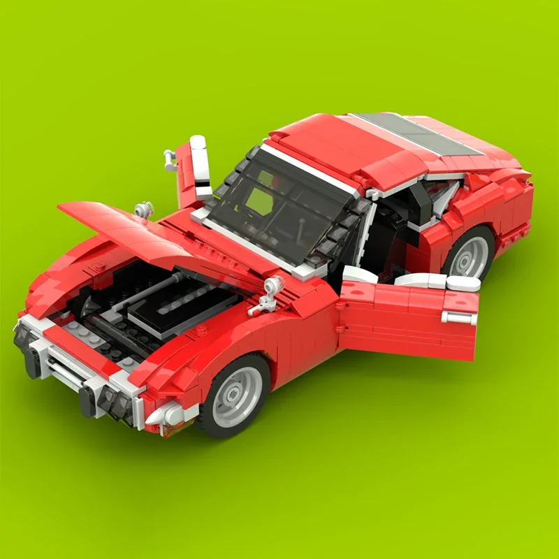 802PCS Stadt Champion Toyotases 2000GT Bausteine Pädagogisches DIY Kreative Spielzeug Geburtstag Geschenk Für Kinder Blöcke