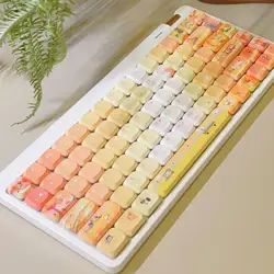 120 Keys Low Profile Keycap for Mechanical Keyboard PBT Charing Cross Bridge Keycaps Set Gamer MX Switch Horizon DIY Custom