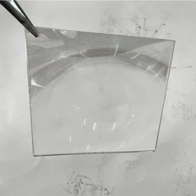 2PCS 50X50mm PMMA Fresnel Lenses LED Lighting Imaging Solar Concentrating Lens Focal Lengths 50/70/100mm