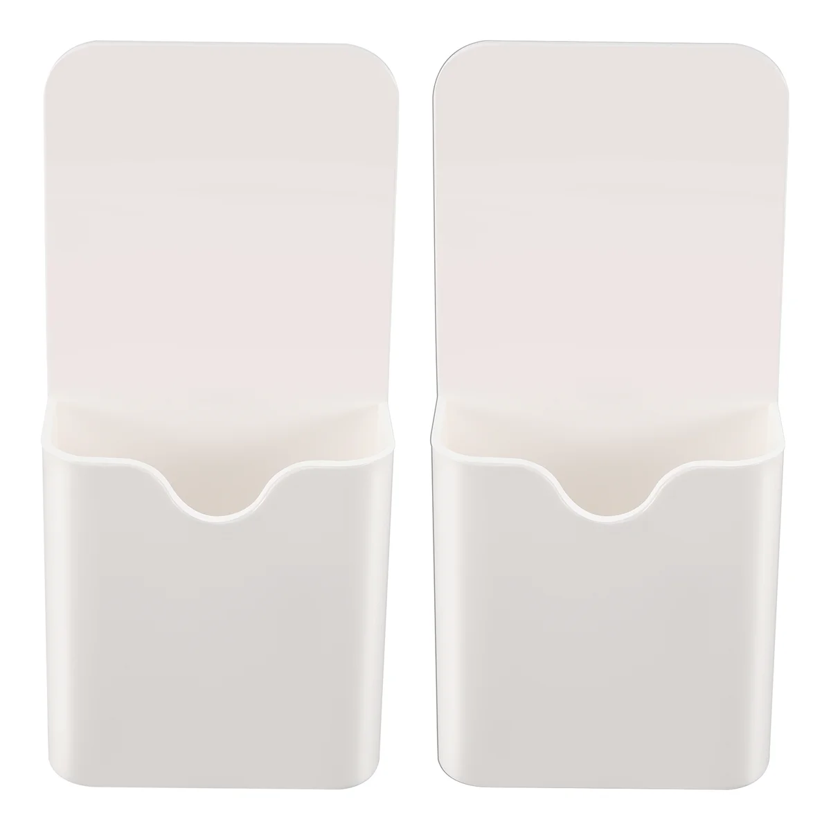 Marcador magnético caneta titular, quadro branco ou geladeira, Ímã lápis copo para escola Office Home, 2 Pack