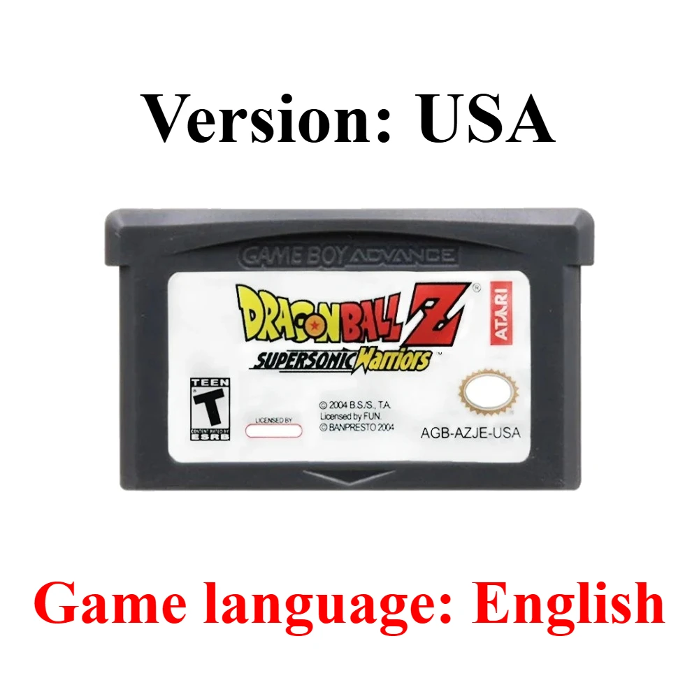 GBA Englische Spielkassette Final Fantasy Advance Wars Metroid Kirby Golden Sun Doom of Fire für GBA SP Spiel Klassische Spielkarte – Detail 22