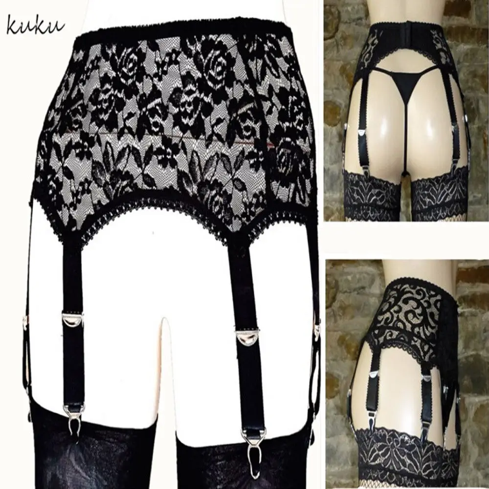 Ladies Sexy Garters Lace Stocking Sexy Garters Lace High Waist Garter Lingerie Belt Suspender