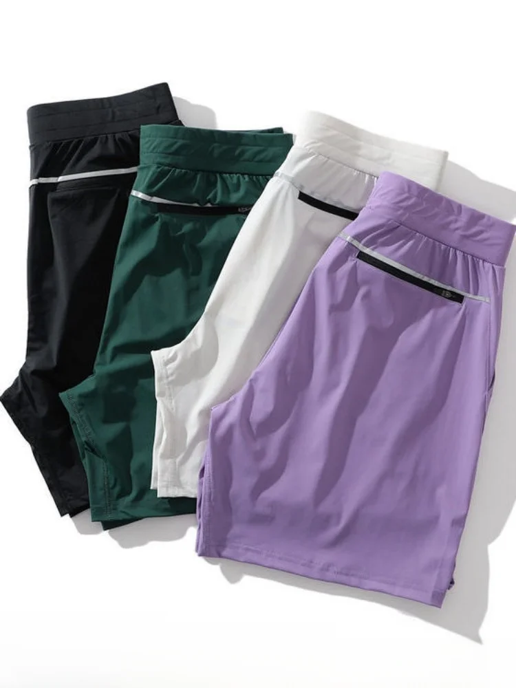 

3D Tailored Reflective Summer Shorts Breathable Quick Dry Running Sports Shorts for Men And Women Ice Sensation Elasticity