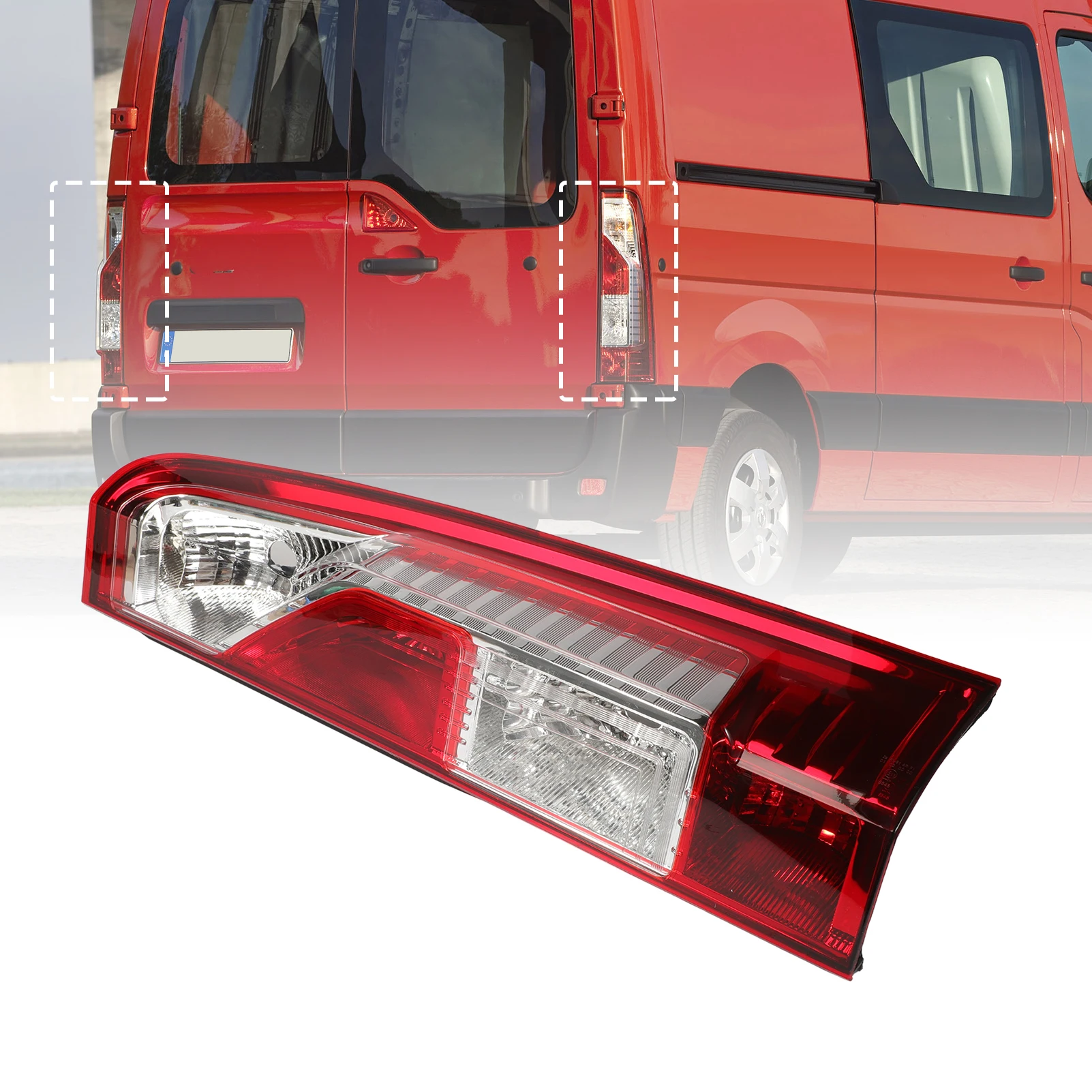1 Pair Tail Light Cover Without Lamp Holder 93197460 4419378 For Renault Master FV Van JV Bus 2010-2024