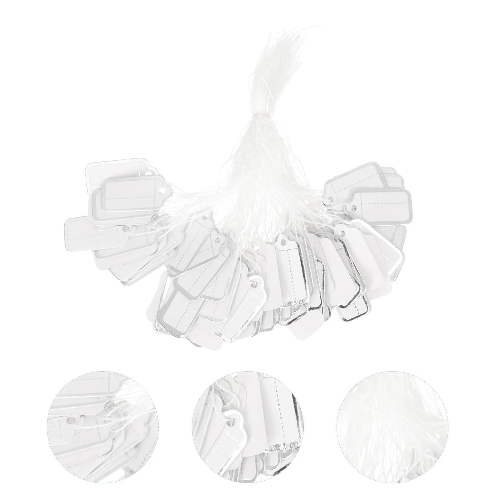 

500Pcs Price Tag Paper Tags Hanging Strings for Jewelry Clothing Shoes Gift Sale Marking Tags Jewelry Tag