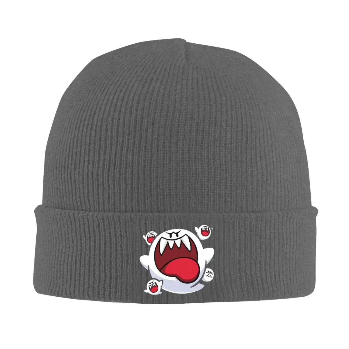 King Boo теплая вязаная шапка в стиле хип-хоп, шапка-капот, осенне-зимняя уличная шапка, шапки для мужчин, женщин и взрослых