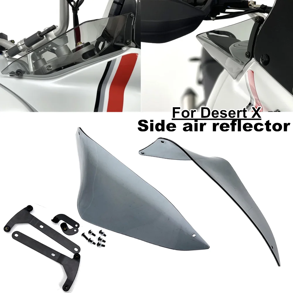 

Motorcycle side windshield side air reflector windshield For Ducati Desert X DesertX desertX 2022 2023