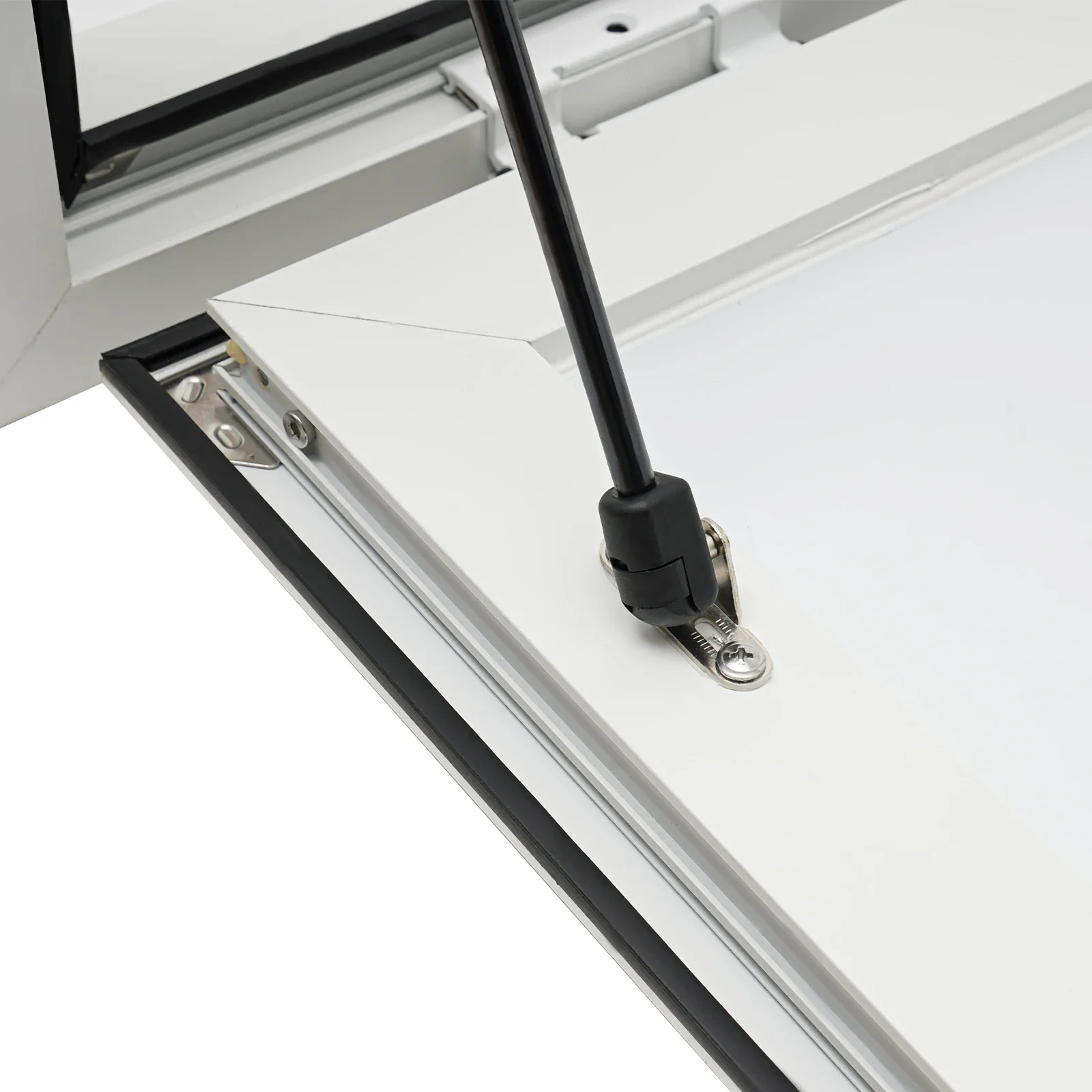 حامل امتياز أبيض نافذة امتياز لشاحنة الطعام نافذة خدمة الطعام 36*24*3.15 بوصة #5