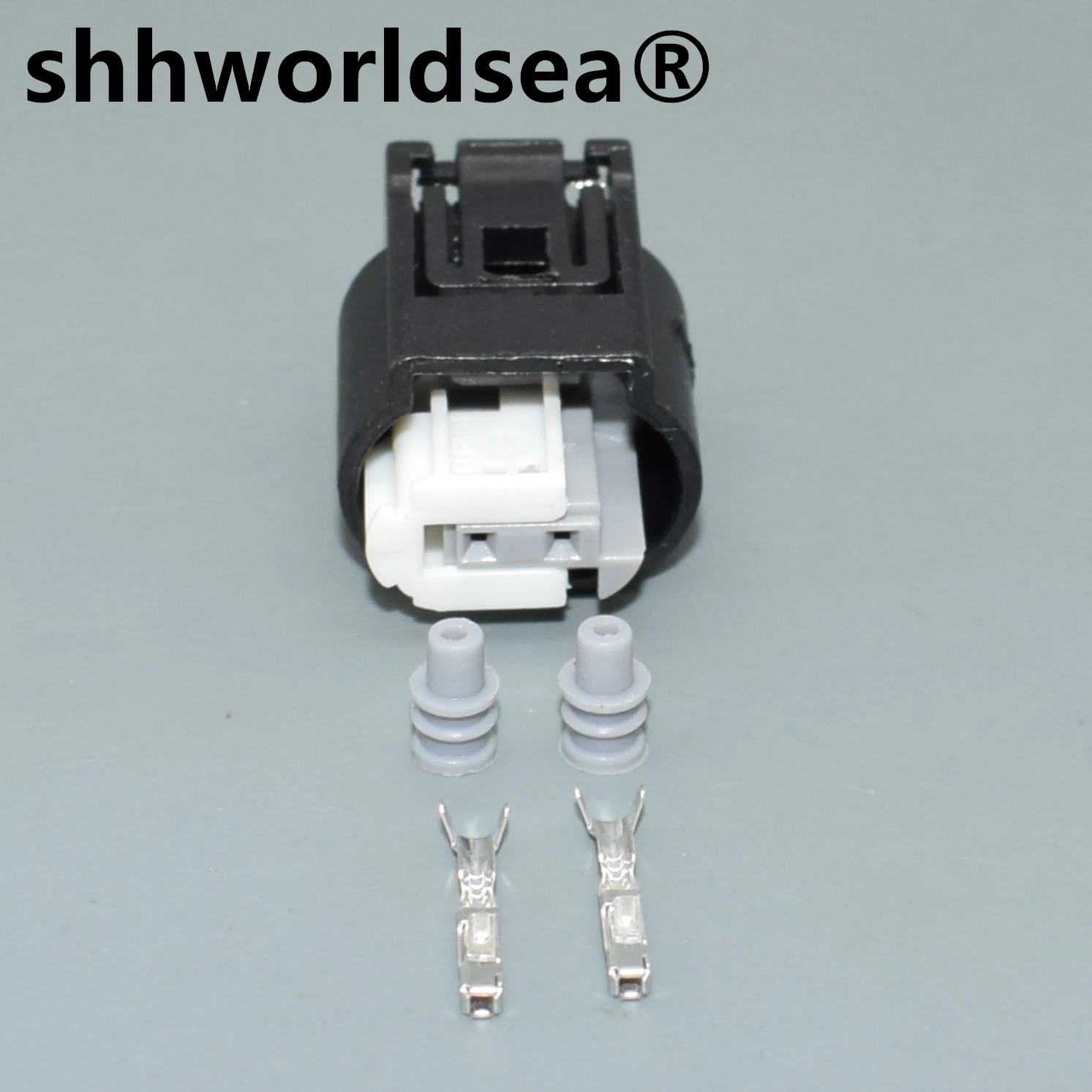 shhworldsea 2P 1718555-1 1-968790-2 Car Low Current Waterproof Plug Auto Wire Harness Socket Automobile Parts