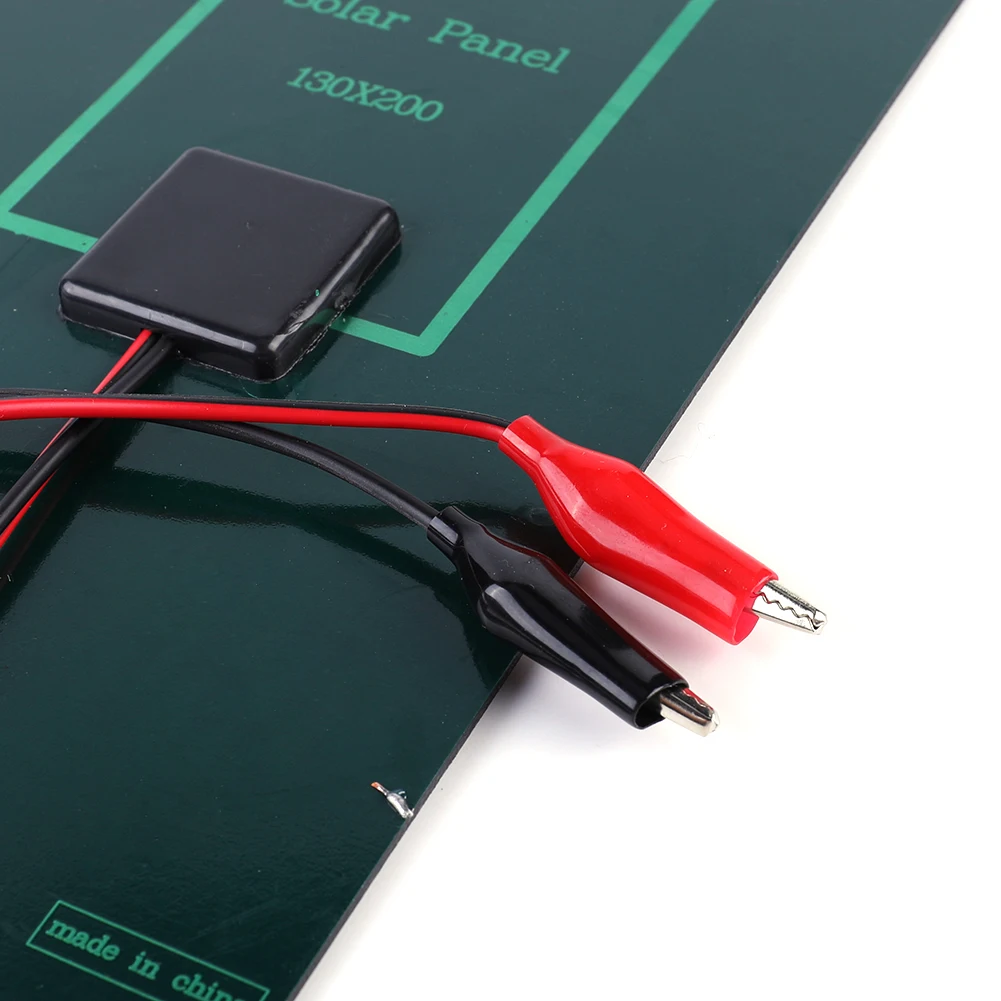 Panneau solaire Portable étanche à cellules solaires 8W 18V avec panneau de charge solaire à Clip pour le Camping en plein air pour le chargement de batterie 12-18V