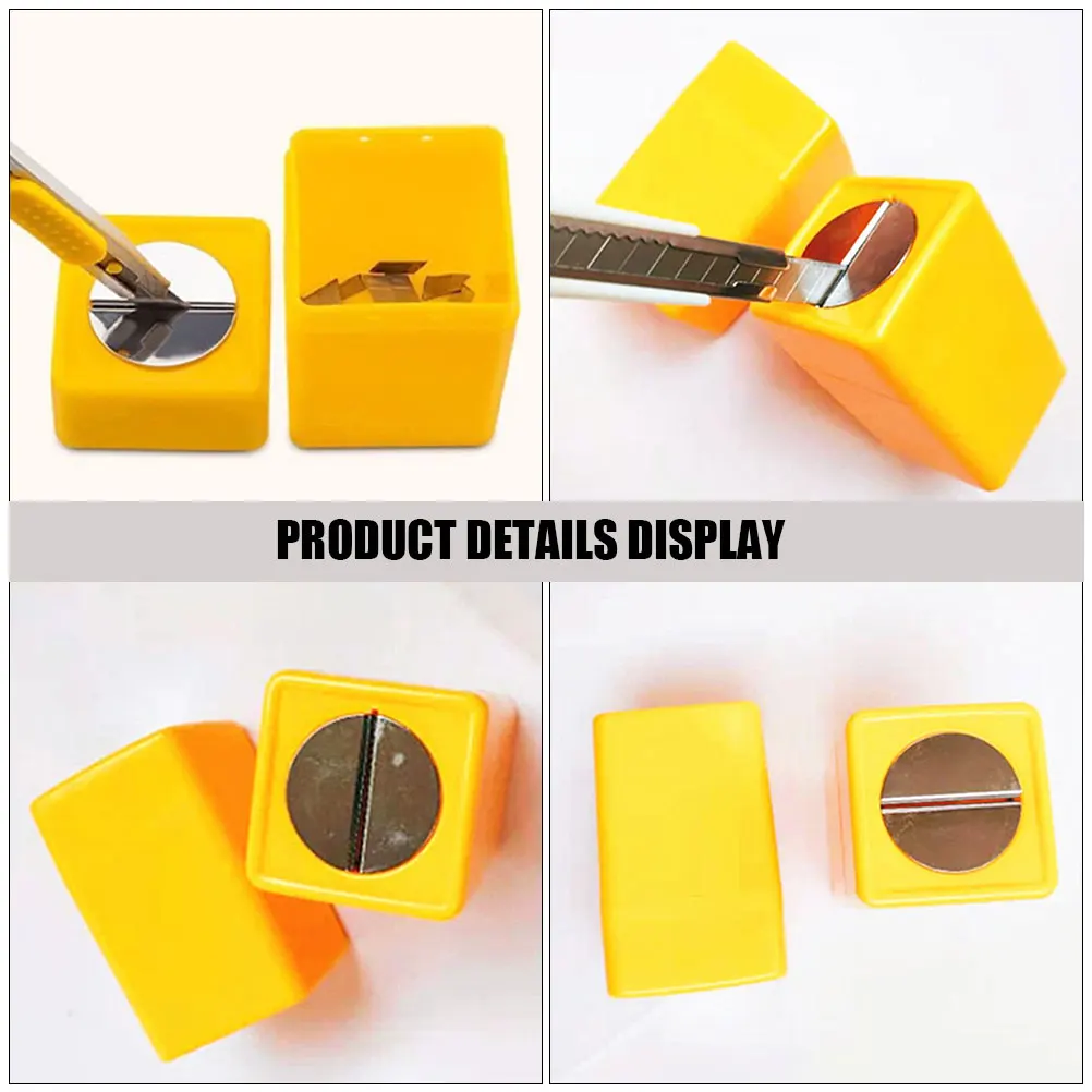 3pcs Blade Storage Box Waste Blades Disposal Container Recycling Case Safety PortableKnife Accessories Hand Tools