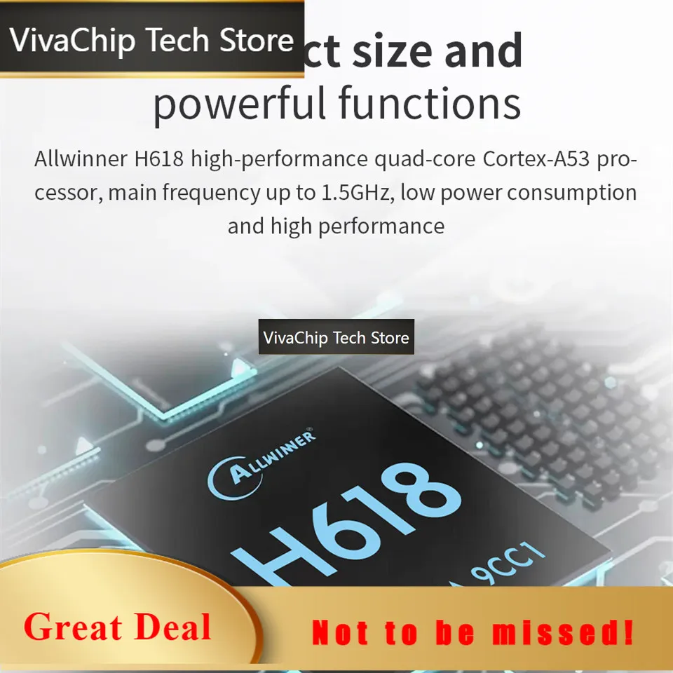 VivaChip TechOrange Pi Zero 2W 1.5GB RAM Development Board SBC