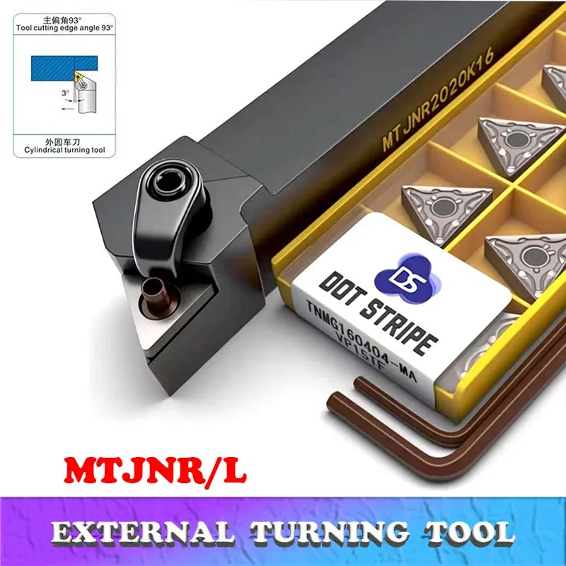 

MTJNR2020K16 MTJNR1616H16 MTJNR2525M16 Высококачественный держатель внешнего токарного инструмента для токарного станка TNMG160404 MA VP15 вставки MTJNR